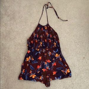 Urban Outfitters Hawaiian/Floral Print Romper